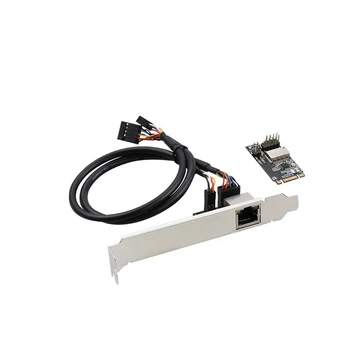1Set Mini PCI-E Gigabit כרטיס רשת 1000M יציאת RJ45 קווי Pcie שולחן העבודה במחשב כרטיס רשת Mini PCI-E כרטיס רשת