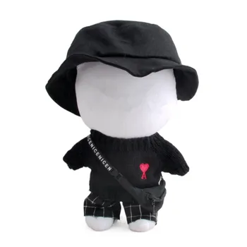 האופנה מיני 20cm איידול קוריאני בובת צעצוע קטיפה בגדי ג ' ינס בובות בגדים חמודים בובות קטיפה הסוודר לילדים צעצוע מתנות בובות אביזר