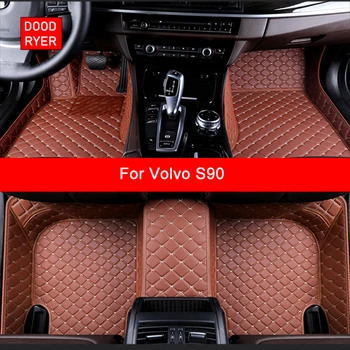 DOODRYER מותאם אישית המכונית מחצלות עבור וולוו S90 אביזרי רכב רגל השטיח