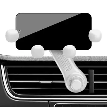 פתח הטלפון הר על המכונית כוח הכבידה חישה רכב טלפון הר הסלולר מחזיק טלפון לרכב הר ידיים חופשיות 360 מעלות סיבוב על הרכב