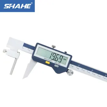 SHAHE צינור עובי קליפר עם מסך LCD גדול ס 