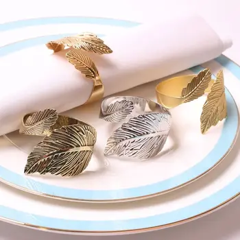 ריקועי מפיות טבעת פרח סוגי קישוט מפית אבזם המלון מסיבות חג האוכל, עיצוב שולחן מלאכות בעבודת יד צד ההיצע