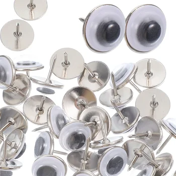 50 יח ' דקורטיביים לדחוף סיכה נעצים Multi-פונקצית לוח שעם נייד פלסטיק ביתיים עין בצורת Pushpins