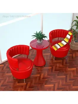 במרפסת כסאות שלושה חלקים השינה ישיבה חדר תה, שולחן יצירתי פנאי ריהוט שילוב ספה כסא מרפסת קטנה.