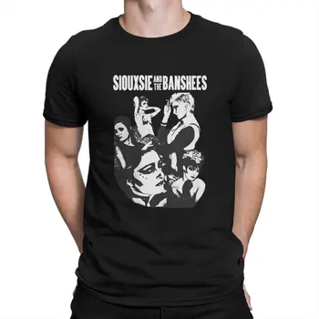 Siouxsie and the בנשיס להקת רוק של גברים חולצת טי הסולן אופנה חולצה Harajuku אופנת רחוב מגמה חדשה.