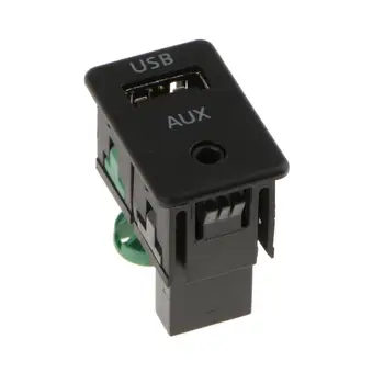 המכונית USB AUX עזר קלט החלפת כפתור RCD510+,10+, +