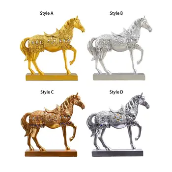 פסלון סוס קישוט סוס צלמיות סוסים קישוטים עבור הסלון בבית