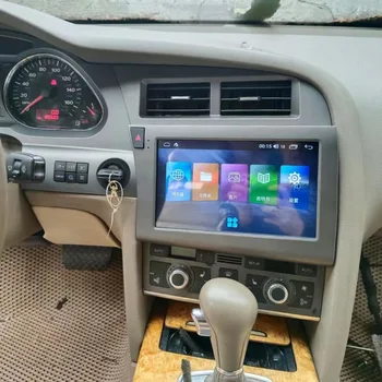 הרדיו ברכב GPS נגן מולטימדיה עבור אאודי A6L 2005-2011 טסלה סגנון אנדרואיד 13 אינטליגנטי ניווט Carplay ראש יחידת 8G+128GB