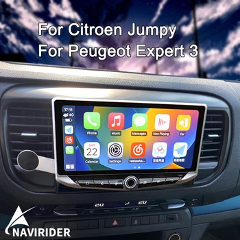 אנדרואיד 13 עבור סיטרואן עצבני 10.88 מסך אינץ עבור פיג ' ו, מומחה 3 2016 - 2021 רדיו במכונית GPS Carplay מולטימדיה נגן וידאו