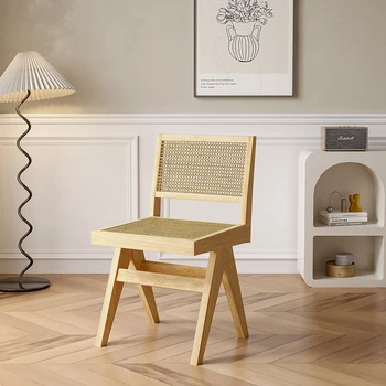 הניידים המודרניים מטבח כיסא עץ חיצוני טרקלין רשת קש כסאות סלון פאנקי נוח-סל אבוס ריהוט הבית