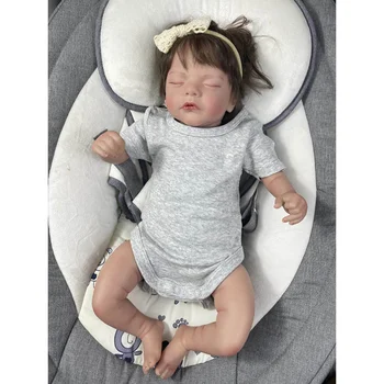 45cm מחדש את הבובה סם בן יומו ישן התינוק חי 3D ציור העור עם היד-פרטים ורידים ביבי בובות ונולד מחדש עבור ילדים