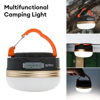 10W LED פנס קמפינג אוהלים המנורה 1800mAh נייד אורות קמפינג חיצונית הליכה בלילה תליית מנורה נטענת USB